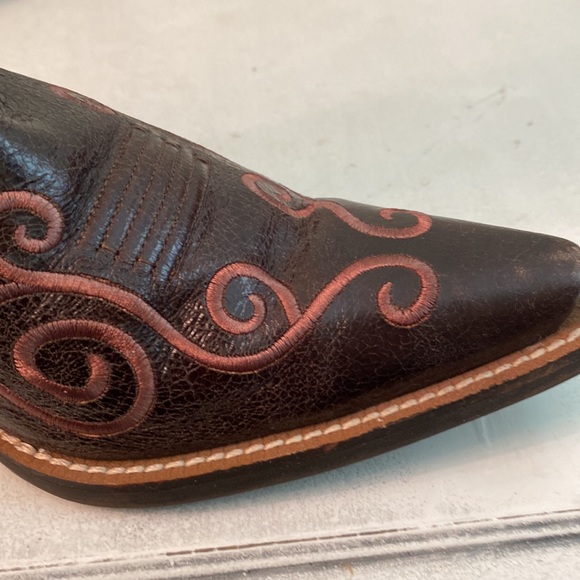 Ariat Western embroidered brown boots - Picture 12 of 16